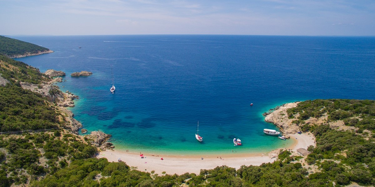 Beach near the Blue Cave