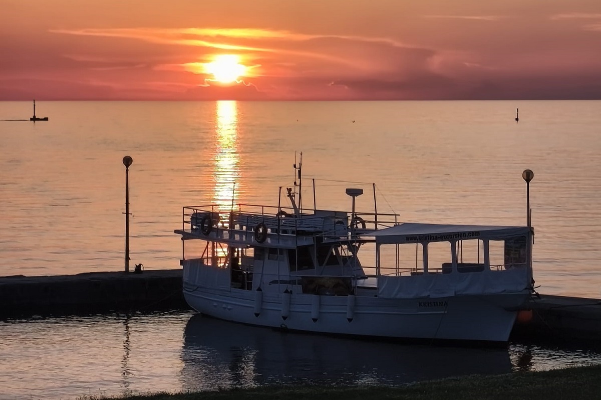 Sončni zahod v Zelena Laguna